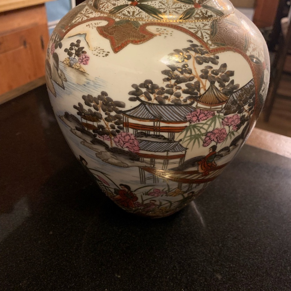 Decorative Asian-Inspired Vase